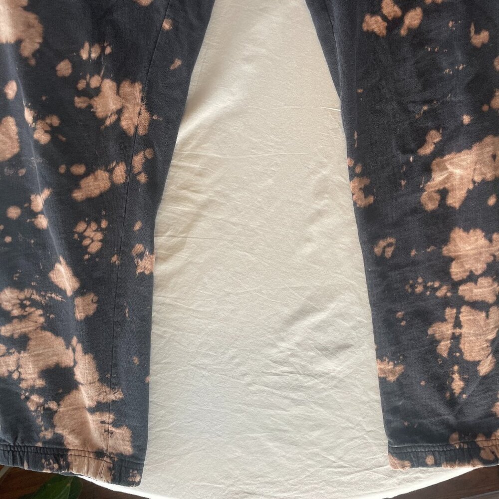 Brooklyn Cloth MFG Co. Tie‑Dye Joggers – Black/Coffee Brown – Size S - Picture 3 of 9